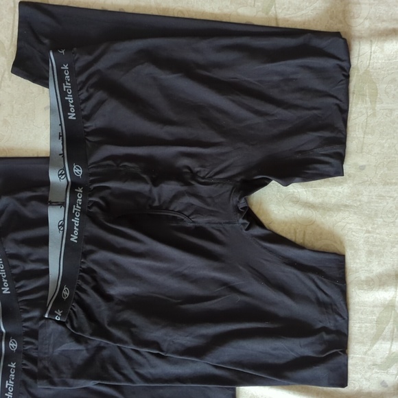 2 Pair Men's NordicTrack All Weather Thermal Base Layer Bottoms Black Size XL - Picture 2 of 3